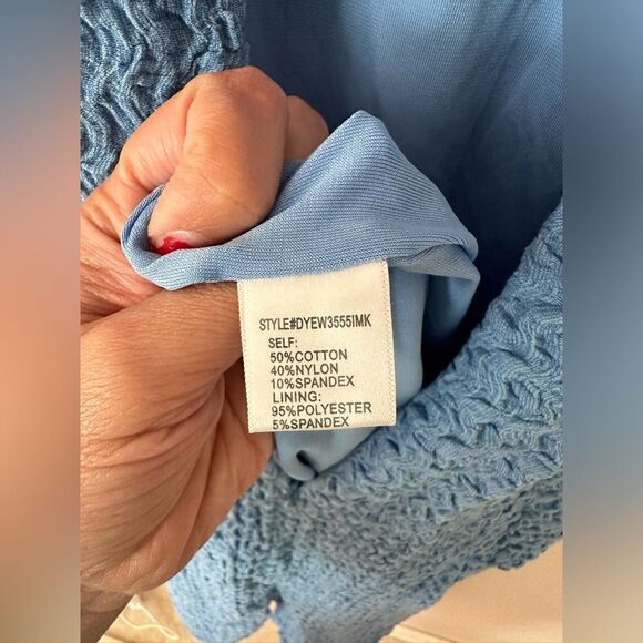 Dee Elly Twist Strap Maxi Dress Blue Sz M - Picture 10 of 12